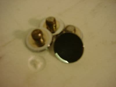 Chrome Hob Caps for Deluxe Aga range cooker (Set of 4)
