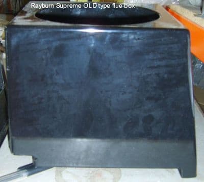 Flue Box Complete OLD TYPE for Rayburn Supreme or Nouvelle