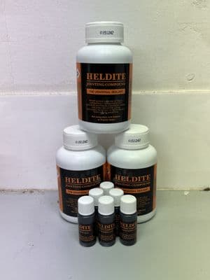 Heldite  jointing compound
