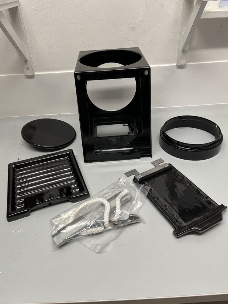Flue Drop Box Rayburn 355 /345 /340 Flue Box with FRONT Slider