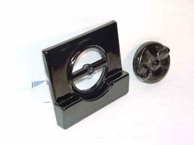 Smoke Box Front Plate and Spin Wheel to fit Standard Aga range cooker