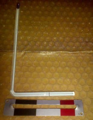Thermometer glass and front data plate No5 ONLY for Standard