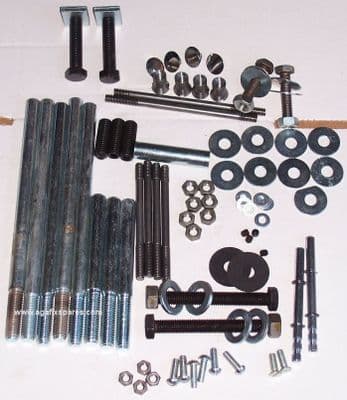 Tray Set (Nuts, Bolts & Support Rods) for Oil or Gas Deluxe Post 74