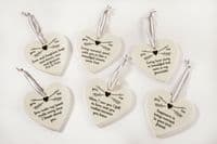 'YOU MAKE MY HEART SMILE EVERY TIME I THINK OF YOU'  Hanging Heart