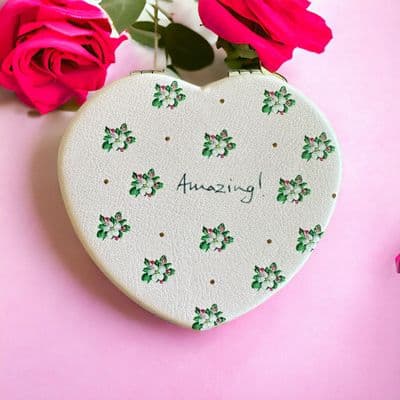 Amazing! Cute Heart Compact Mirror