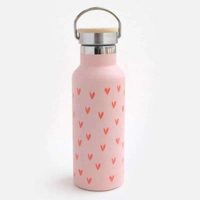 Caroline Gardner Mini Hearts Metal Water Bottle