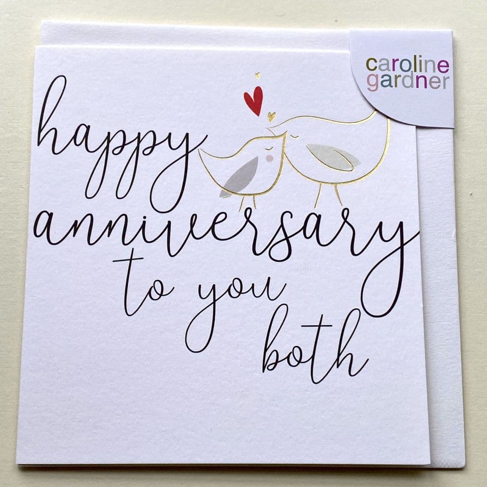Cute Happy Anniversary to you Both Greeting Card with a Pair of ...