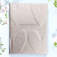 Gold 'Metallic Embossed Hearts' Caroline Gardner Addresses & Birthdays Book