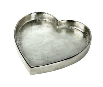 Gorgeous Aluminium Medium Heart Shaped Dish/Ornament