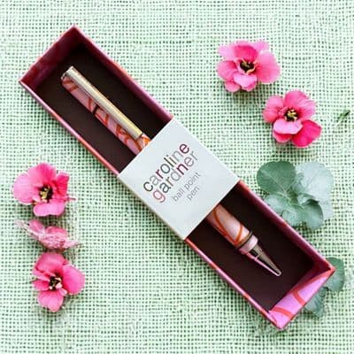 Gorgeous Caroline Gardner Boxed Pen with Lovely Pink Heart Design