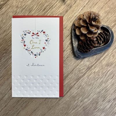 Gorgeous 'To the One I Love at Christmas' - Greeting Card