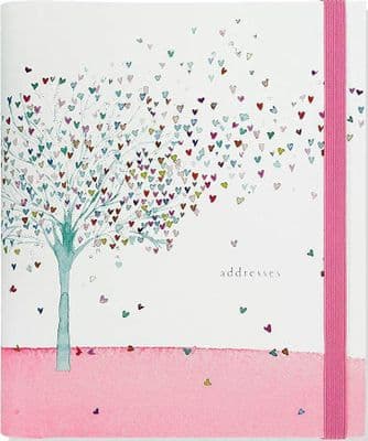 Gorgeous 'Tree of Hearts' Large Address Book