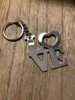 Great Gift Idea  Fab 'LOVE' Heart Keyring