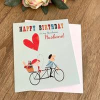 Husband Birthday - HAPPY BIRTHDAY to My Handsome Husband - Birthday Card
