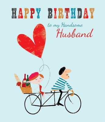 Husband Birthday - HAPPY BIRTHDAY to My Handsome Husband - Birthday Card