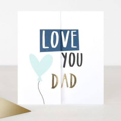 Love You Dad - Fold out and Fabulous Card