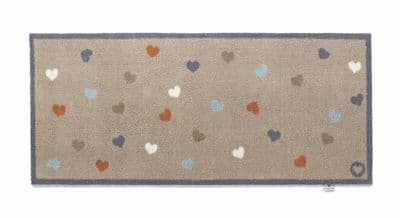 Superb Quality Eco-Friendly Fab Indoor Barrier Runner with Hearts Design
