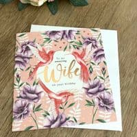 To My Amazing Wife - on your Birthday  Beautiful Greeting Card