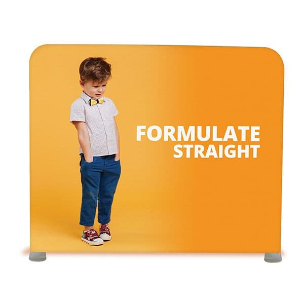 Formulate straight fabric pop up