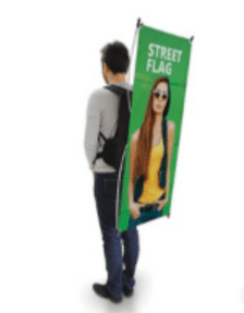 Back Pack Street Flag