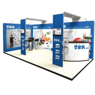 Custom Look  Modular Exhibition Stands At A Fraction of The Cost!