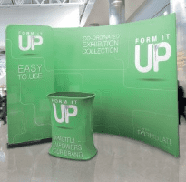 FabricPopUp exhibition bundle Kit 3 with Double Sided Print