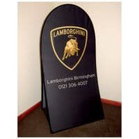 Outdoor Golf Pop Up Banner Popup and 2m x 1m  For Sports,  Golf Days, Sponsor  A Frame Boards