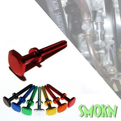 Beta 125 250 300 Evo Keihin PWK Easy Adjust Idle Tick Over Screw Red Anodised