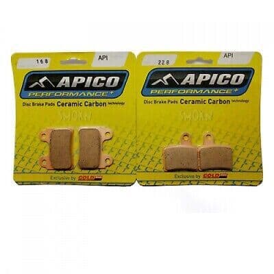 Beta REV 3 Brake Pads Trials 125 200 250 270 05-08 Apico 168 Front & 228 Rear