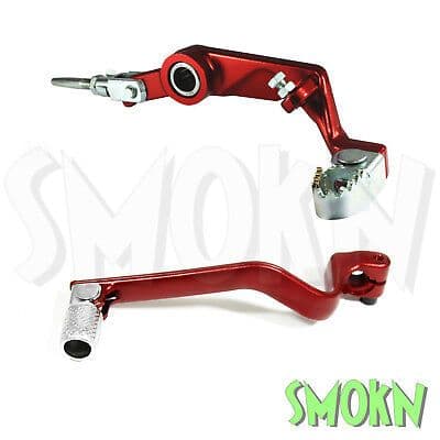 Beta Rev 3 Rear Brake Pedal & Gear Lever 125 200 250 270 05-08 Apico Forged Red
