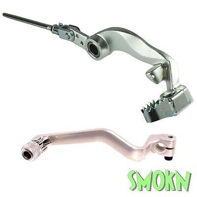 Beta Rev 3 Rear Brake Pedal & Gear Lever 125 200 250 270 05-08 Apico Forged Silv