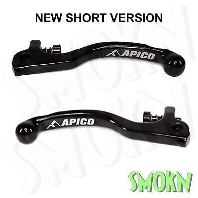 Beta Short Levers EVO & REV 80-300 05-25 Apico Brake & Clutch Grimeca Elite BLK