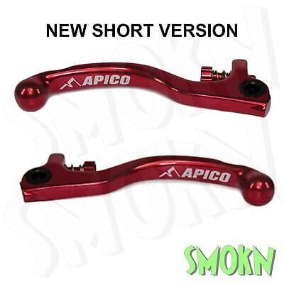 Beta Short Levers EVO & REV 80-300 05-25 Apico Brake & Clutch Grimeca Elite Red