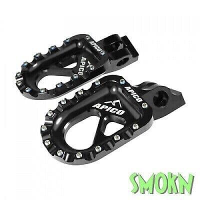 Beta Trials Foot Rests Pegs Sherco Gas Gas Montesa Scorpa TRS Apico CNC Black