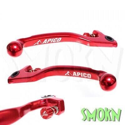 Beta Trials Levers EVO & REV 80-300 05-23 Apico Brake & Clutch Grimeca Elite Red