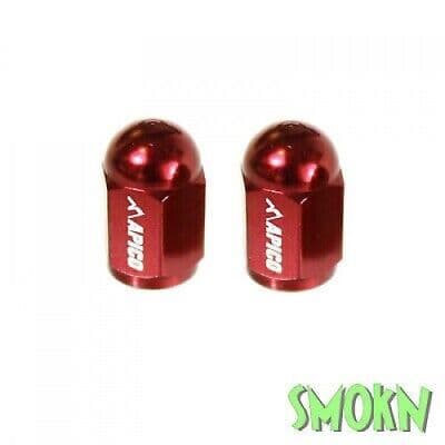 Beta Valve Caps RR Xtrainer Trials EVO Rev 3 125 250 300 350 Apico CNC Alloy Red
