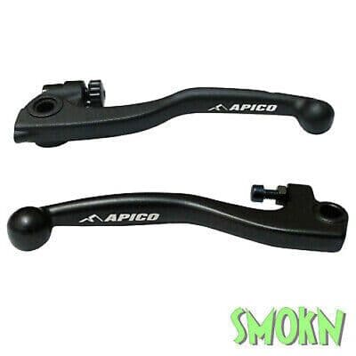 Beta Xtrainer Brake & Clutch Levers 250 300 15-25 Apico Hard Anodised Forged BLK