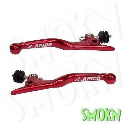 GasGas MC 65 85 Levers Gas Gas MC65 MC85 21-25 Apico Brake & Clutch Elite Red
