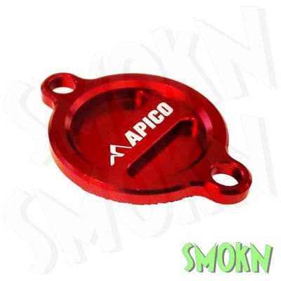 GasGas Oil Filter Cover Gas Gas MC-F EC-F EX-F 250 350 450 21-23 Apico CNC Red