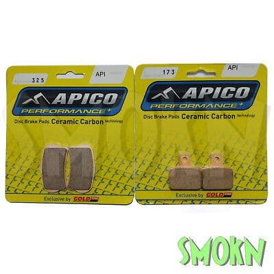 GasGas Trials Brake Pads TXT Pro 125-300 14-18 Apico Braktec Front 325 Rear 173