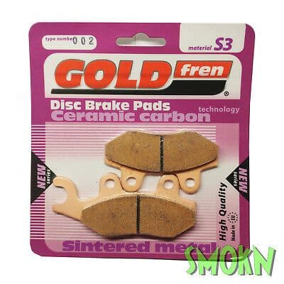 Gold Fren Front Brake Pads Kawasaki KDX 200 93-94 KDX 250 91-93 Carbon Sintered