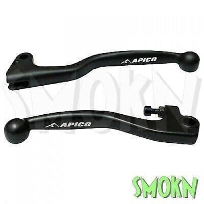 Honda Brake & Clutch Levers CRF 250 450 X 04-18 Apico Black Hard Anodised Forged
