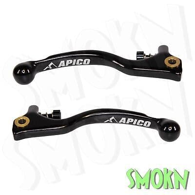 Honda Brake & Clutch Levers Montesa Repsol 4RT 300 RR Apico Braktec Black Short