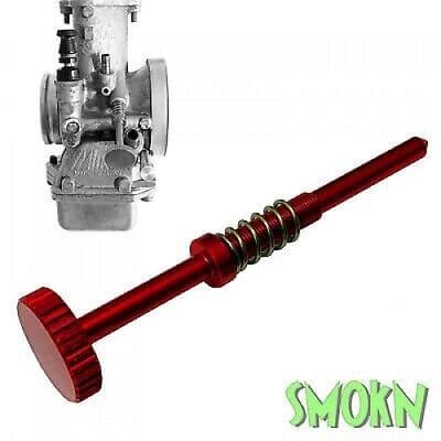 Honda CR 125 Mikuni TMX Easy Adjust Carb Carburettor Idle Screw Red Anodised