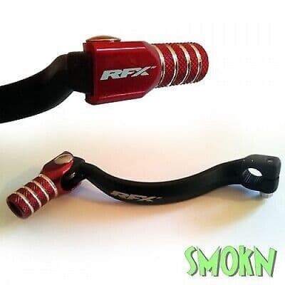 Honda CR Gear Lever CR 125 83-07 CR 250 88-91 RFX Cold Forged Pedal Red & Black