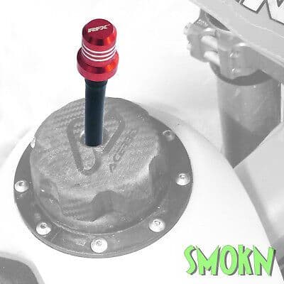 Honda CRF Vent Tube Breather Pipe 250 450 R & X RFX Fuel Tank 1 Way Valve Red