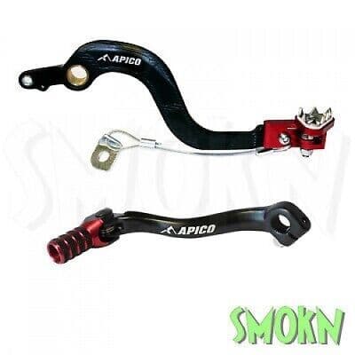 Honda CRF250X Rear Brake Pedal & Gear Lever CRF 250 X 04-18 Apico FGD Elite Red