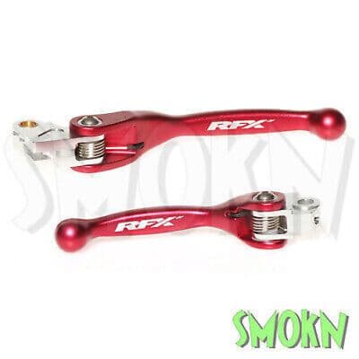 Honda Flexi Levers CRF 250 X CRF 450 X 04-19 RFX Pivot Brake & Clutch Forged Red