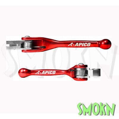 Honda Flexi Pivot Forged Brake & Clutch Levers CRF 150 R 07-21 Apico Red