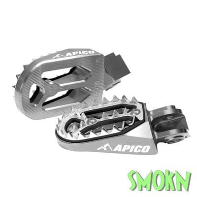 Honda Foot Rests CRF 250 450 R X RX 02-23 CR 125 250 02-07 CRF 150 R Apico Grey